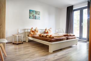 Χώρος καθιστικού στο Apartment Strand Urlaub