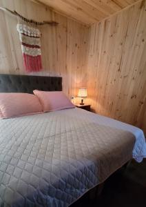 Postel nebo postele na pokoji v ubytování Cabañas Doña Regina