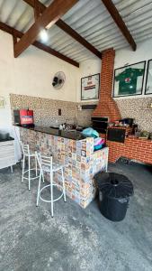 Gambar di galeri bagi Chácara Sitio Recanto São Bento em Porangaba com quadra de futevolei di Porangaba