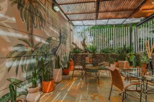 Χώρος καθιστικού στο Hotel Poblado Alejandria