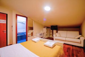 Postel nebo postele na pokoji v ubytování SIGIS HOTEL - Fiumicino