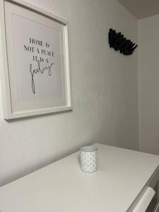 Postel nebo postele na pokoji v ubytování Appartement FlexiHome Garbe