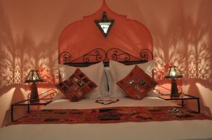 Cama o camas de una habitación en Riad La Famille