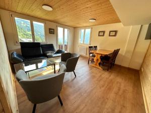 Posezení v ubytování Chalet Luegistal