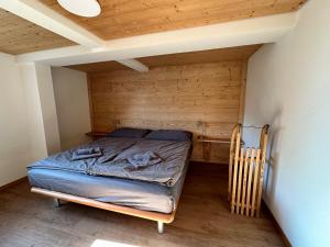 Krevet ili kreveti u jedinici u objektu Chalet Luegistal