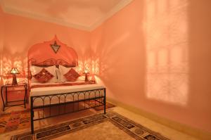 Cama o camas de una habitación en Riad La Famille
