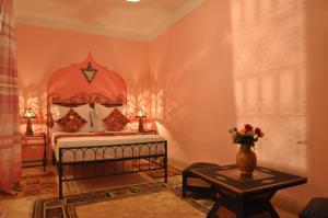Cama o camas de una habitación en Riad La Famille