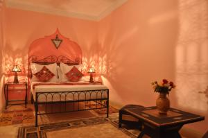 Cama o camas de una habitación en Riad La Famille
