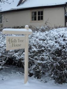 Holly Tree House Bed & Breakfast during the winter 