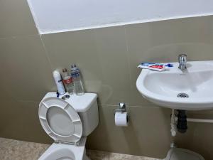 Koupelna v ubytování Hostel HA1