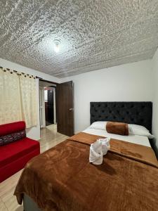 Postel nebo postele na pokoji v ubytování Apartamento 2 calles de la plaza principal