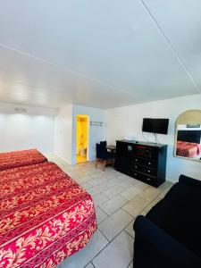 TV a/nebo společenská místnost v ubytování Skyview Manor Motel
