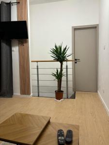 TV a/nebo společenská místnost v ubytování Ubuntu House - Charleroi