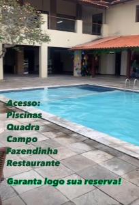 Kolam renang di atau dekat dengan Flat studio monte castelo gravatá PE