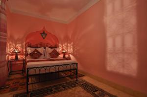 Cama o camas de una habitación en Riad La Famille