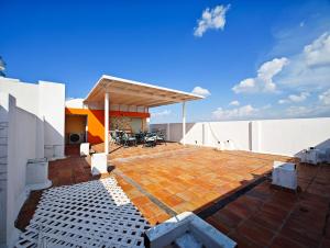 a view of a patio on a house at Penthouse Espectacular Vista Cd A.C. WiFi 300mbps in Guadalajara