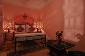 Cama o camas de una habitación en Riad La Famille