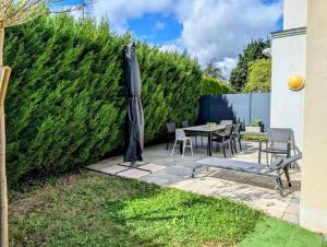 En have udenfor Belle Maison de famille en Alsace