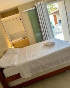 Chalés Sol de Milagres客房内的一张或多张床位