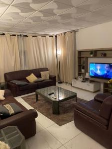 Χώρος καθιστικού στο Les Résidences belle vue