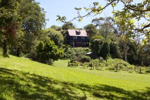 Zahrada ubytování Quirky Woods - Glamping Cabins at Maketu