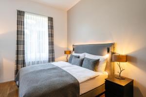 Voodi või voodid majutusasutuse Hotel Edelweiss toas
