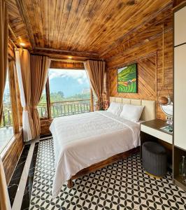 Postel nebo postele na pokoji v ubytování The Mong Garden Homestay SaPa