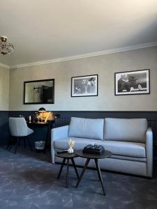 Posezení v ubytování Central Hotellet Tierp