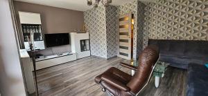 Μια τηλεόραση ή/και κέντρο ψυχαγωγίας στο Apartament Tkaczy