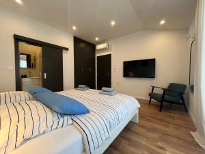 Ένα ή περισσότερα κρεβάτια σε δωμάτιο στο Casa Mia +28 φωτογραφίες