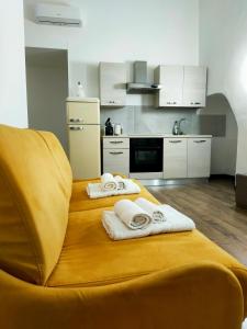 Kuchyň nebo kuchyňský kout v ubytování Rooms Ponte Calvi