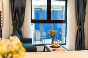 Posezení v ubytování SQ Hang Gai hotel & Spa