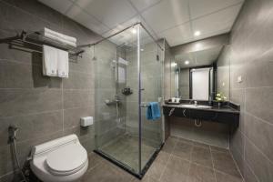 Koupelna v ubytování SQ Hang Gai hotel & Spa