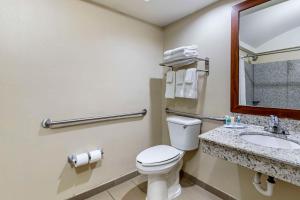 Koupelna v ubytování Comfort Inn & Suites