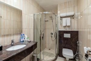 Koupelna v ubytování Athena Hotel Kampala