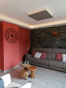 Istumisnurk majutusasutuses Bastogne Maison de vacances avec sauna