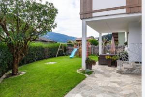 Taman di luar Ferienwohnung Pfeffer