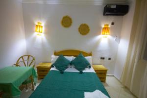 Letto o letti in una camera di Hotel Meftah Chaouen