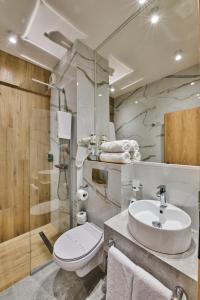 Koupelna v ubytování Hotel Serenity Timisoara