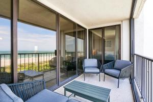 Rõdu või terrass majutusasutuses Station One- 4J by Sea Scape Properties +34 fotot