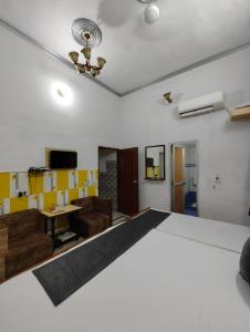 TV a/nebo společenská místnost v ubytování Hotel Swarajya Palace