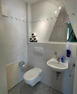 Vannituba majutusasutuses Ferienwohnung FlatNETT