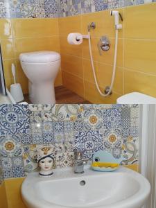 Koupelna v ubytování B&B Sansifiro