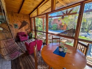 Χώρος καθιστικού στο Habitación n°3 | Hostal La Casona Pucón