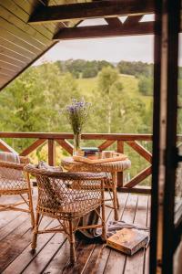 Balkón alebo terasa v ubytovaní Sowie Klimaty