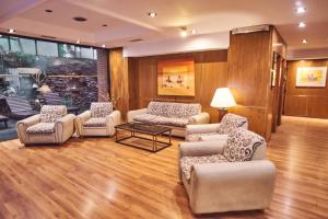 Posezení v ubytování Primacy Apart Hotel