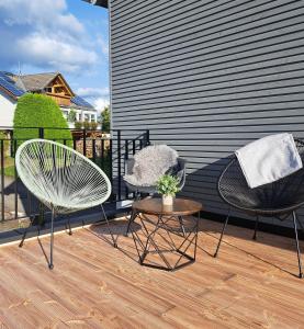Balkón nebo terasa v ubytování Schwarzwald Apartment