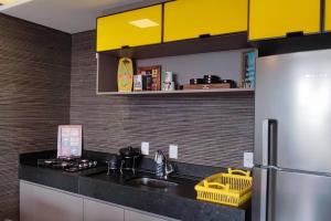Cucina o angolo cottura di Cobertura com Piscina Exclusiva