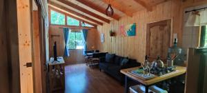Posezení v ubytování Cabaña Pinos del Mar