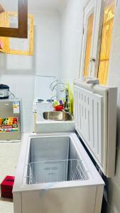 Nhà bếp/bếp nhỏ tại SK Lodge Kinshasa